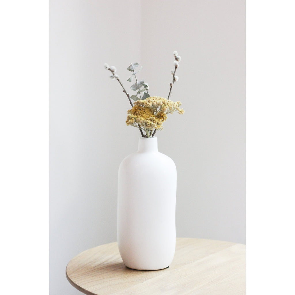 Matte White Bud Vases